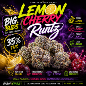 Cafe ZaZa- Lemon Cherry Runtz Big Buds 35% THC